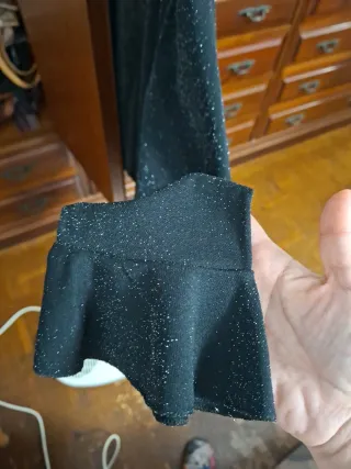 Blusa negra con brillos Solo una puesta