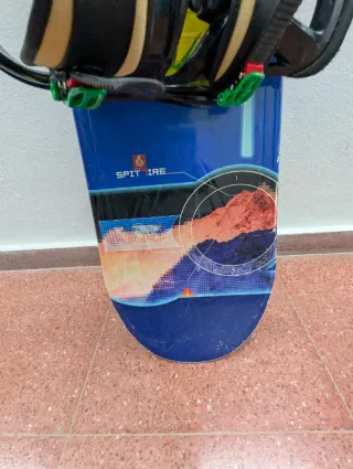 Tabla Snowboard K2 Spitfire+ fijaciones Burton