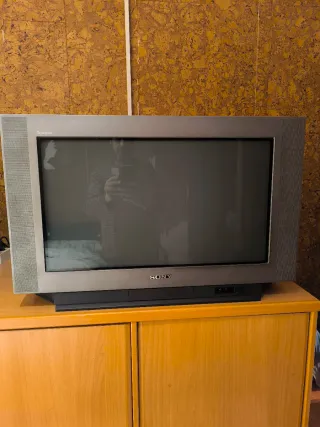 Televisor Sony Trinitron CRT Gris