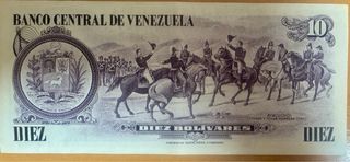 Billetes venezuela años 80