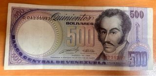 Billetes venezuela años 80