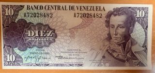 Billetes venezuela años 80