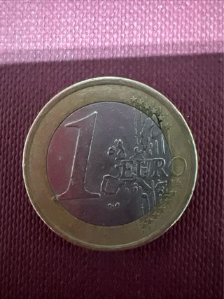Moneda 1 Euro Francia 2000 Error