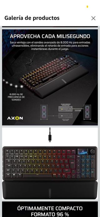 Corsair Vanguard Pro 96 Teclado Gaming