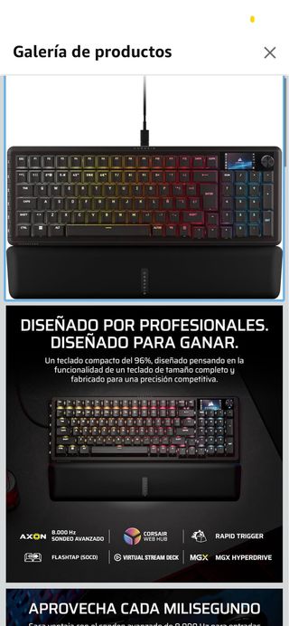 Corsair Vanguard Pro 96 Teclado Gaming