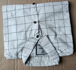 Camicia casual a quadri uomo