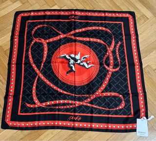 Foulard Pinko twill di seta stampato