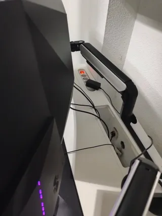 Escritorio oficina gamer blanco