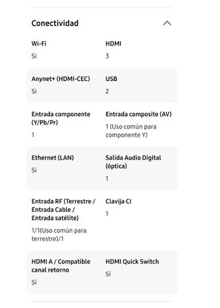 Samsung Smart TV 4K HDR 43”