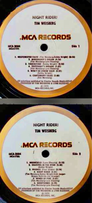 PRECINTADO Vinilo Tim Weisberg - Night-Rider!