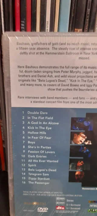 Bauhaus - Live In NYC 1998 DVD