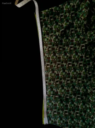 Falda Retro de Volantes con Estampado de Mosaico