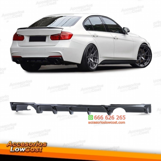 Difusor trasero Performance Negro brillo para BMW