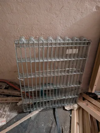 Parque para perros o camada metálico