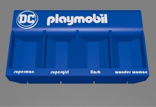 Expositor Playmobil DC Comics huevo kinder