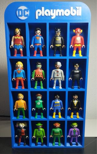 Expositor Playmobil DC Comics huevo kinder