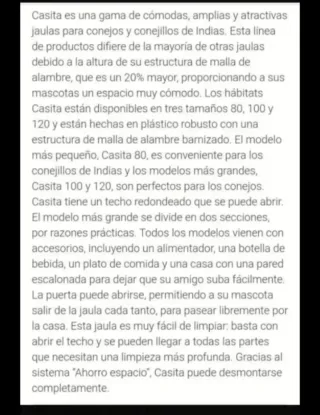 Jaula conejo con soporte