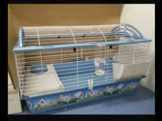 Jaula conejo con soporte