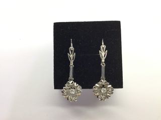 pendientes oro 18k con piedra
