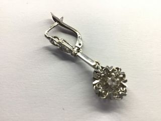 pendientes oro 18k con piedra