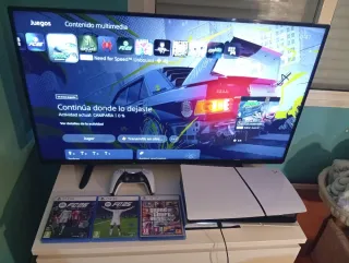 Se vende o cabia pack completo Ps5 Slim + 3 juegos