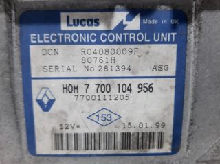 Centralita renault 1061698 7700111205 clio ii fase