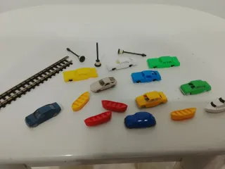 Lote Miniaturas Diarama Trenes Coches Barcos