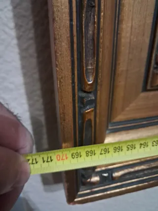 Cuadro decorativo paisaje pueblo