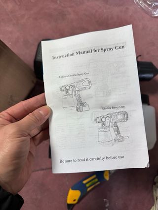 Pistola Pulverizadora Eléctrica 21V