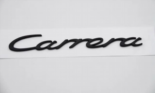 LETRAS PORSCHE CARRERA NEGRAS m_704