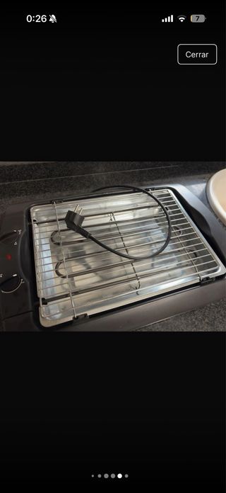 Parrilla/BBQ Eléctrica Negra