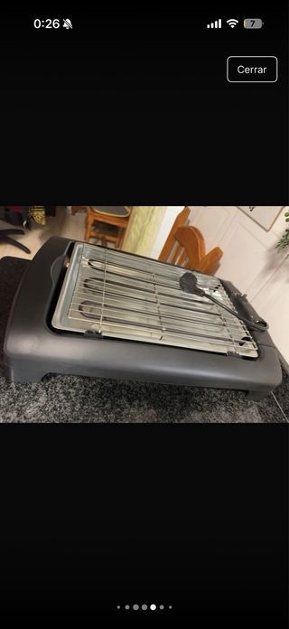 Parrilla/BBQ Eléctrica Negra