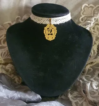 Collar Camafeo Inicial Huertana Fallera