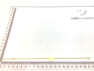 pulsera oro 18k con piedra con circonita