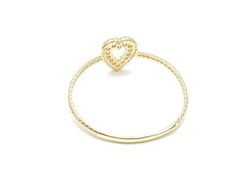 anillo oro 18k con piedra con circonita