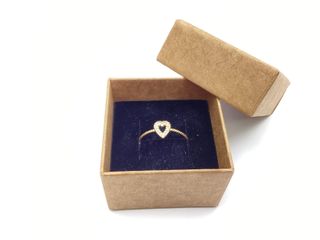 anillo oro 18k con piedra con circonita