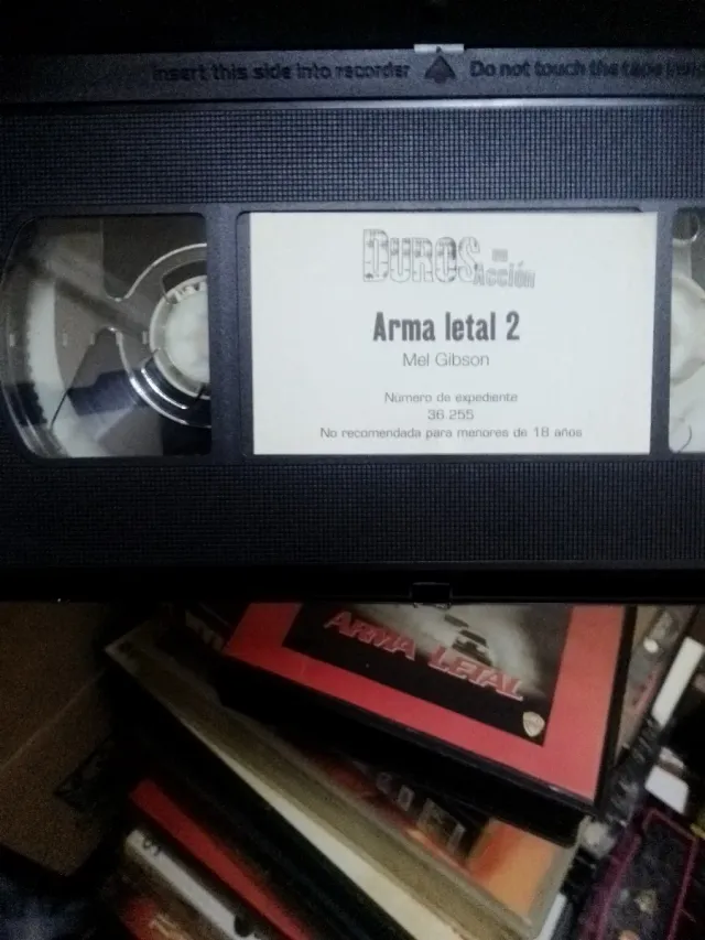 Lote 2 VHS Arma Letal 1 y 2