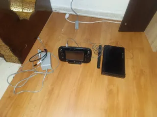 Nintendo Wii U Negra Completa