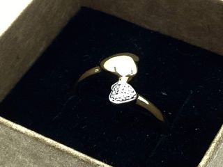 anillo oro 18k con piedra con circonita