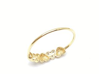 anillo oro 18k con piedra con circonita