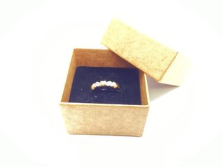 anillo oro 18k con piedra con circonita