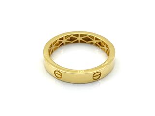 sortija oro 18k con piedra con circonita