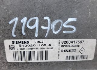 Renault 1072343 centralita 8200400246 clio ii fase