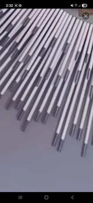 Espejo blanco y gris XXL