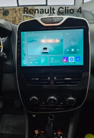 Rádio Renault Clio 4 Android 14 com GPS (Novo)
