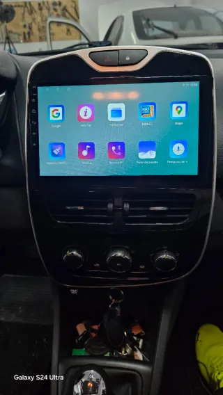 Rádio Renault Clio 4 Android 14 com GPS (Novo)