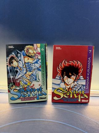 SAIT SEIYA, EDICIÓN ANTIGUA DE GLÉNAT, MASAMI KURUMADA, del 6 al 7