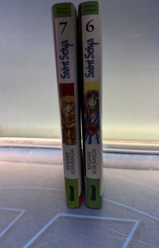 SAIT SEIYA, EDICIÓN ANTIGUA DE GLÉNAT, MASAMI KURUMADA, del 6 al 7