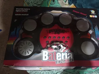 Batería Electrónica Infantil Drum King