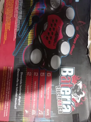 Batería Electrónica Infantil Drum King